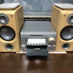 KENWOOD ケンウッド Avino SG-5MD（3CD＋MD） LS-SG55（スピーカーセット） ミニコンポ 音出し確認済みジャンクの画像