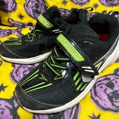 瞬足  スニーカー 19cm ブルー ブラック セット まとめ売りの画像