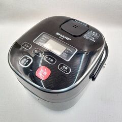 【B440】シャープ　炊飯器　3合焚き　釜に剥げ有　2018年製　動作確認OK　の画像