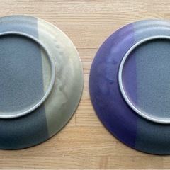 魚柄　大皿２枚セットの画像