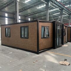 20FT2寝室1リビング１キッチン１浴室付きコンテナユニットプレハブハウス事務所仮設住宅店舗職員寮高度カスタム高品質断熱半日設置移動の画像