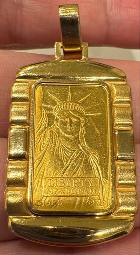 k24 k18 リバティ　ペンダントトップ　喜平