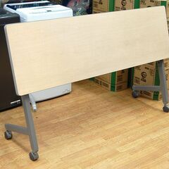 ②会議テーブル 跳ね上げ式 幅150×奥行45×高さ71cm ミーティングテーブル ITOKI 事務机 イトーキ 札幌市 清田区 平岡の画像