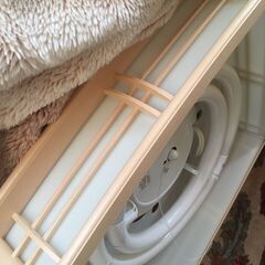 【引き取り限定。置き配。越前市】蛍光灯　和風　シンプル柄の画像