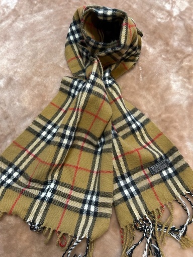 バーバリーズburberrysマフラー ストール ショール スカーフブラウン