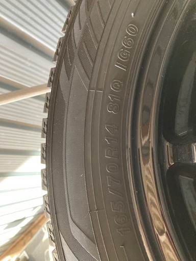 ヨコハマ　スタッドレスタイヤ　IG60 165/70r14 4本セット