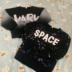 裏起毛 長袖 100cmの画像