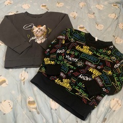 裏起毛 長袖 100cmの画像