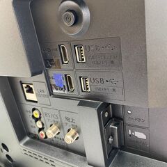 ジ508/ SHARP シャープ 2T-C22DE AQUOS 22型 液晶テレビ 2021年製 リモコン付きの画像