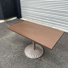 店頭引き渡し 中古 カフェテーブル 喫茶店 ダイニングテーブル 一本脚 家具の画像