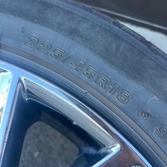 クラウンアスリート18インチ純正ホイール　中古4本セットの画像