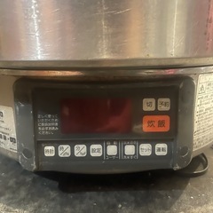 業務用 ガス炊飯器 Rinnai （4升炊き）取扱説明書付きの画像