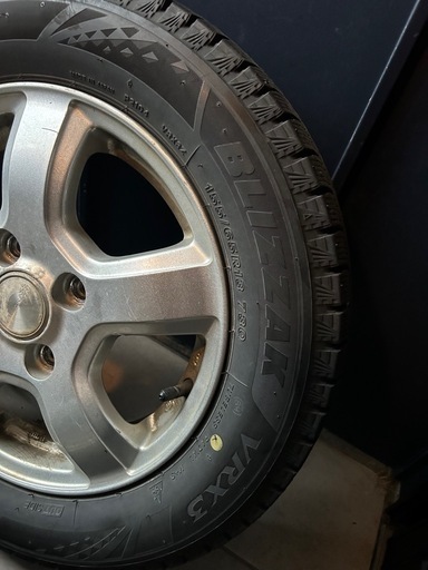 【決まりました】ブリザック VRX3 155/65R13(2024年製)ホイール付き4本セット