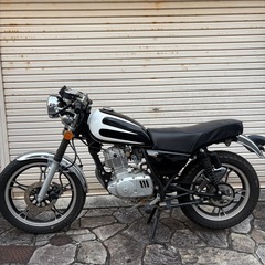 スズキ　GN125 エンジン実動！書類有　カフェ仕様　オシャレな一台ですよ！の画像