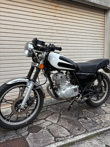 スズキ　GN125 エンジン実動！書類有　カフェ仕様　オシャレな一台ですよ！