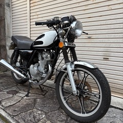 スズキ　GN125 エンジン実動！書類有　カフェ仕様　オシャレな一台ですよ！の画像