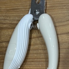 ライト付きペット用爪切り　ホワイトの画像