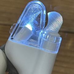 ライト付きペット用爪切り　ホワイトの画像