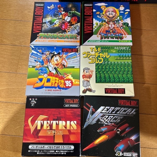 Nintendo任天堂 VUE-S-RA(JPN) バーチャルボーイ ソフト6本