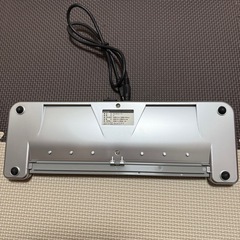 エレコム☆ノートパソコンUSB冷却ファン☆シルバーの画像