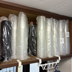 タピオカ用ストロー&カップ&蓋の画像