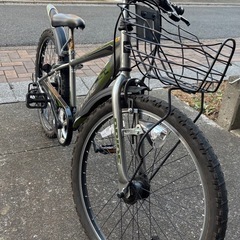 2年弱使用 ジュニアスポーツ自転車 あさひドライドS3 24インチ6段変速 シルバーの画像