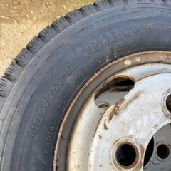 2024年製トラック15インチタイヤホイール6本セットの画像