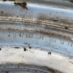 2024年製トラック15インチタイヤホイール6本セットの画像