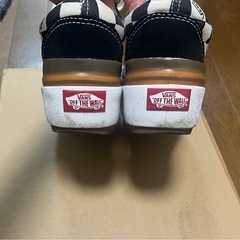 VANS オールドスクール チェッカー 厚底 の画像
