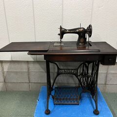 SINGER シンガー ミシン 足踏みミシン台 鉄脚 昭和レトロ アンティーク 幅91cm×奥行51cm×高さ80cm の画像