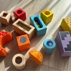 ドイツ購入品　木製　積み木の画像