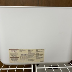 メタルラック2台＋無印良品ソフトボックス大6個の画像