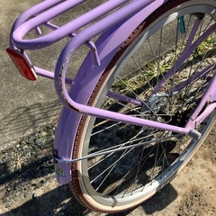 中古自転車　24インチ　タイヤ難ありの画像