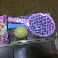バトミントン各種とフラフープのセットの画像