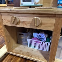 ままごと キッチン 木のおもちゃ　　の画像