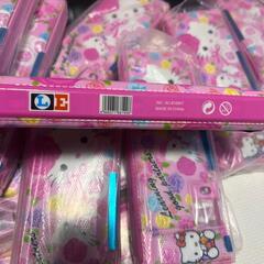 筆箱 小学生女の子、可愛い両面 箱型 ペンケース おしゃれ 入学準備 鉛筆削りの画像