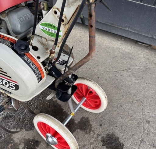 h-243△ q 岐阜発/ ミツビシ/ マイミニ/ mm305/ 管理機/ 耕運機/ 実動 動画実演は行なっておりません/ 現状品/ 管08s/ R7.9/11 △