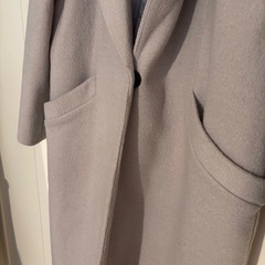 レディース チェスターコート（グレージュ）の画像