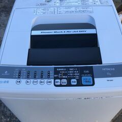 2011年製　日立 HITACHI 簡易乾燥機能付き洗濯機（6.0kg）　NW-6MY-Wの画像