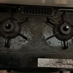 都市ガスコンロ　スライドテーブル付きの画像