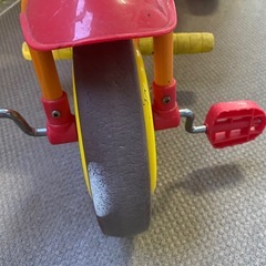 アンパンマン　手押し棒付　三輪車の画像