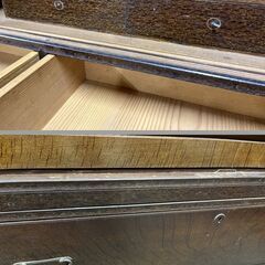 木製 和箪笥 整理箪笥 着物収納 昭和レトロ 幅120cm×奥行43cm×高さ167cm の画像