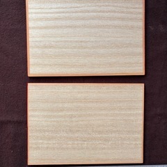 漆塗　和風柄　トレー　2枚まとめの画像