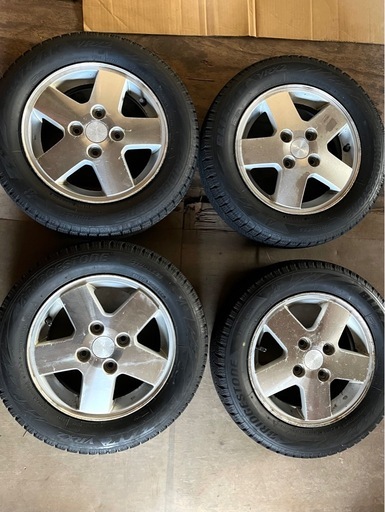 ブリヂストンVRX2.155/65R13ホイール付き4本セット 「取引中」