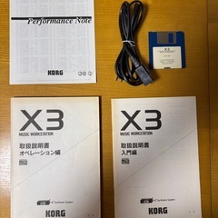 KORG X3電子シンセサイザーの画像