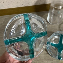 未使用　HOYA クリスタル　灰皿　小物入れ　水差し　DANKS 器　皿の画像