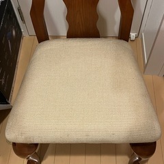 無料！中古品　
猫足アンティーク調チェア　大塚家具の画像