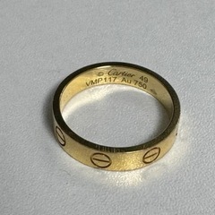 カルティエ ラブリング イエローゴールド 49号 フルボックスの画像