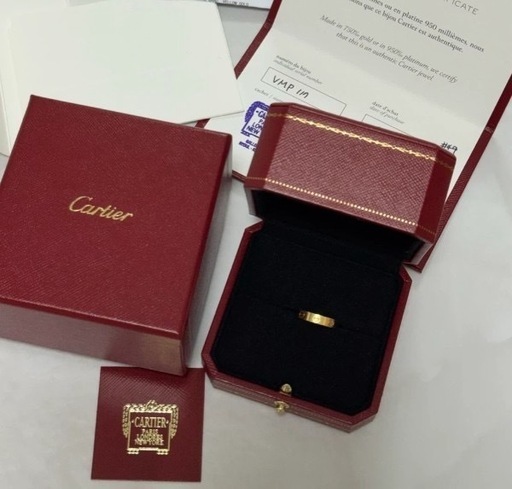 カルティエ ラブリング イエローゴールド 49号 フルボックス