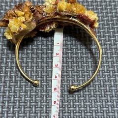 ドライフラワーバングル☆ブレスレット☆バラなどの画像